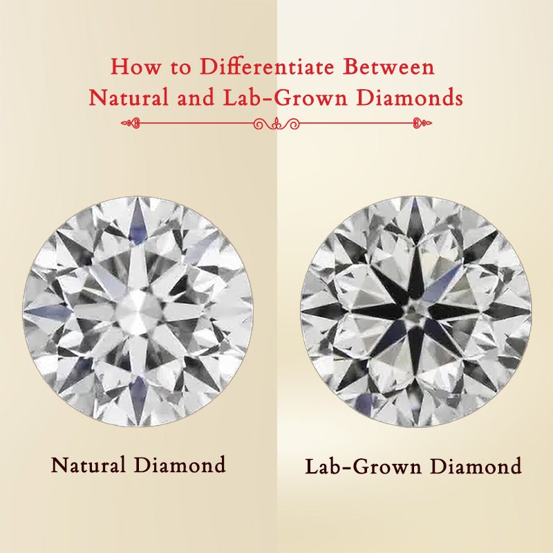Banner image for the blog " How to differentiate between natural vs lab-grown diamonds"