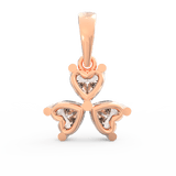 Heartfelt Trinity Diamond Pendant