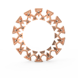 Lab Grown Diamond Pendant – Polaris Circle Design in BIS Hallmarked Gold