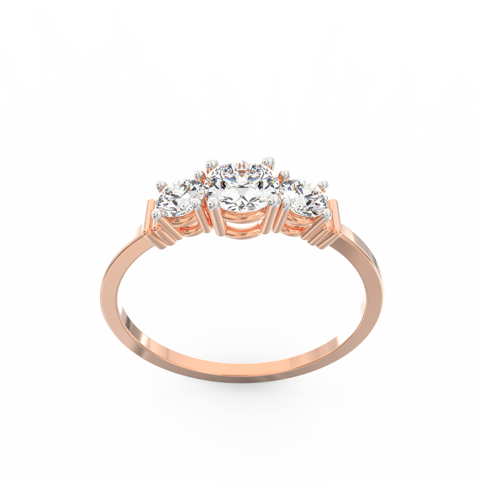 Radiant Trio Diamond Ring