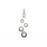 Lab Grown Diamond Pendant – Aurora Cascade in BIS Hallmarked Gold