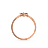Radiant Commitment Solitaire Diamond Ring