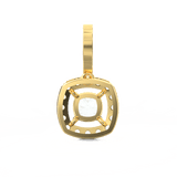 Lab Grown Diamond Pendant – Celestia Cushion-Cut Halo 0.75 Ct in BIS Hallmarked Gold