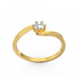 Dazzling Devotion Solitaire Diamond Engagement Ring