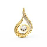 Lab Grown Diamond Pendant – Elara Round Solitaire 0.75 Ct in BIS Hallmarked Gold