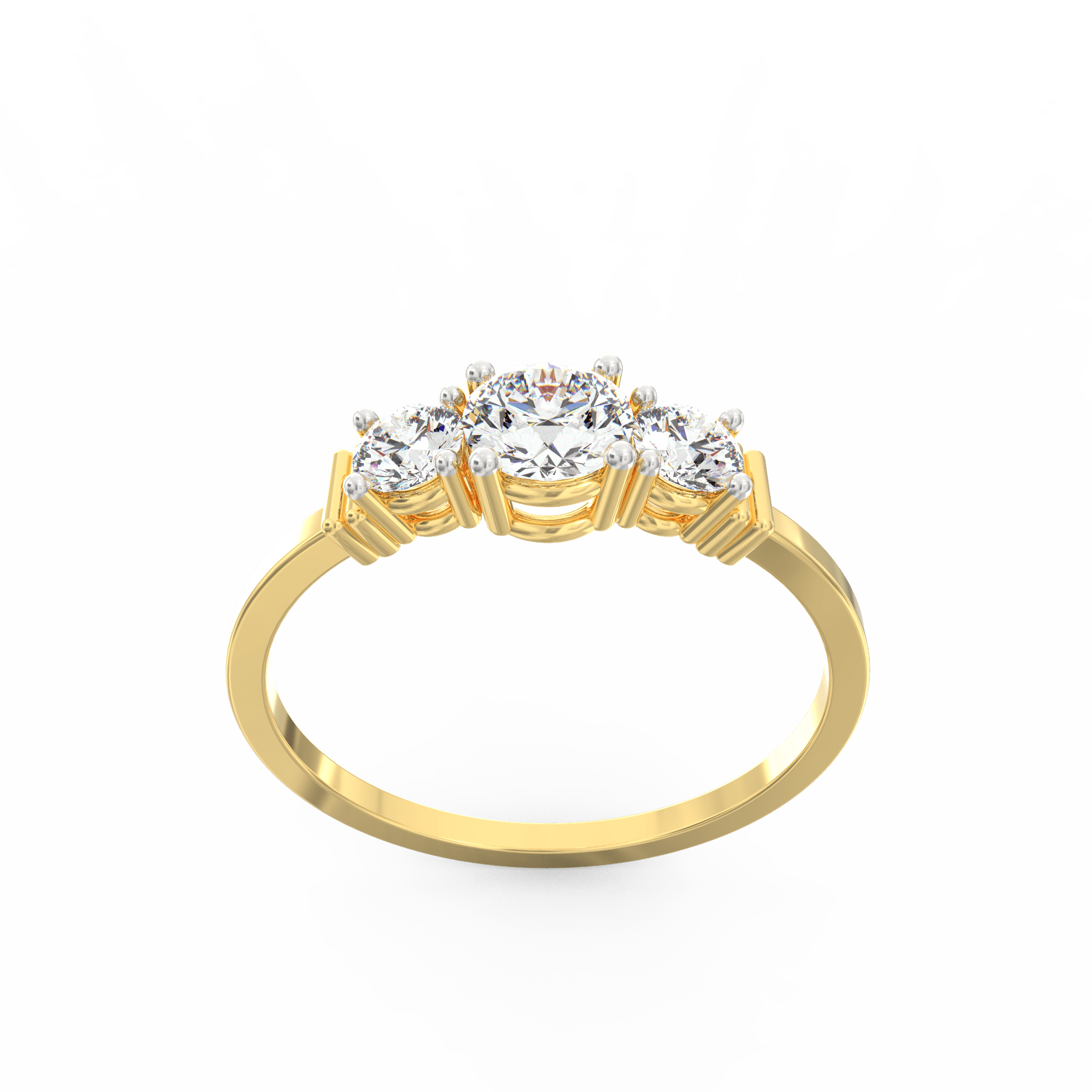 Radiant Trio Diamond Ring