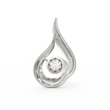 Lab Grown Diamond Pendant – Elara Round Solitaire 0.75 Ct in BIS Hallmarked Gold