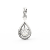 Lab Grown Diamond Pendant – Elara 1.00 Ct Teardrop Solitaire in BIS Hallmarked Gold