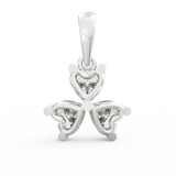 Heartfelt Trinity Diamond Pendant