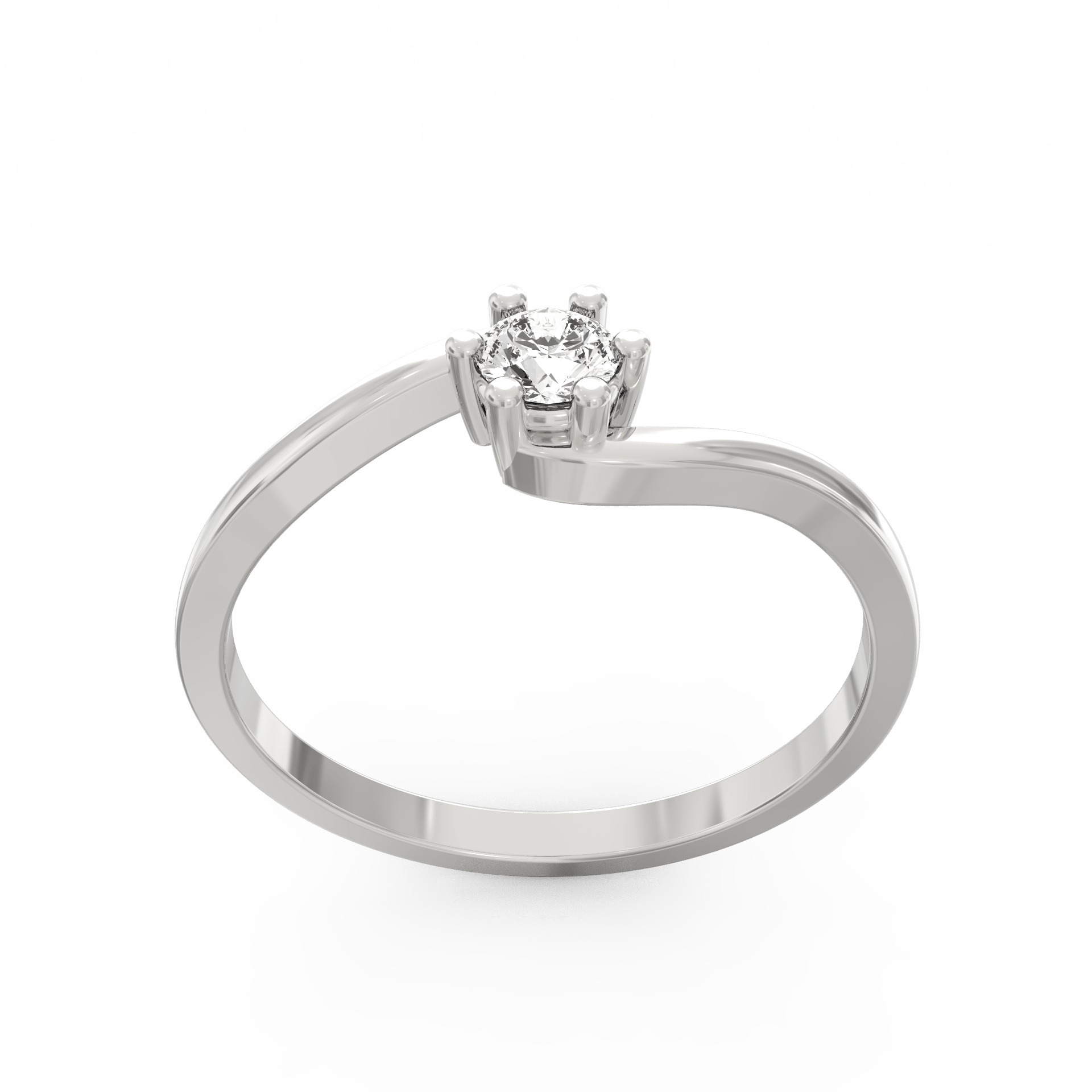 Dazzling Devotion Solitaire Diamond Engagement Ring