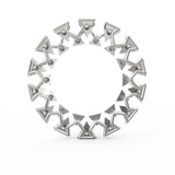 Lab Grown Diamond Pendant – Polaris Circle Design in BIS Hallmarked Gold