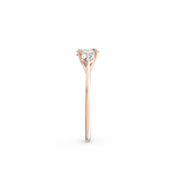 Radiant Harmony Oval Diamond Ring