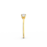 Radiant Round Diamond Ring