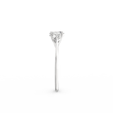 Radiant Harmony Oval Diamond Ring
