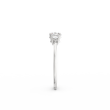 Radiant Round Diamond Ring