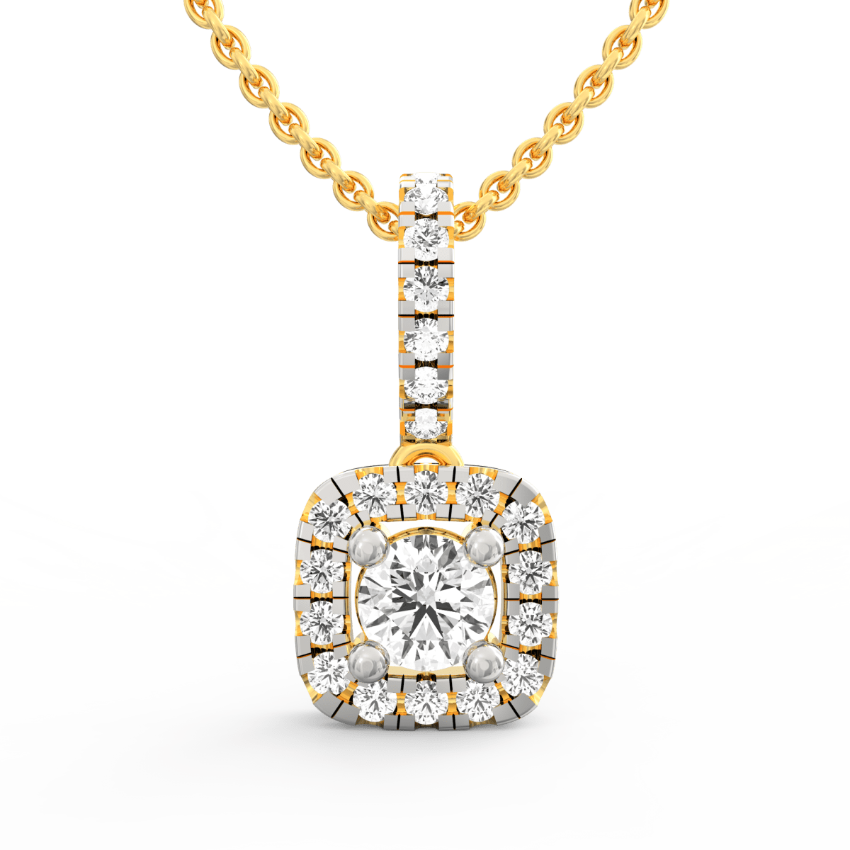 Halo Majesty Diamond Pendant