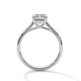 Amara Emerald Solitaire Ring with 2.00 Ct Lab-Grown Diamond – BIS Hallmarked