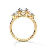 Ayanika Stunning 2 Carat Round & Pear Cut Diamond Wedding Ring