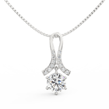 Lab Grown Diamond Pendant – Celestia 1.0 Ct Solitaire in BIS Hallmarked Gold