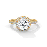 Ayanika 2 Carat Round Diamond Ring – A Graceful Sparkling Delight