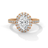 Ayanika 2-Carat Oval Cut Solitaire Ring: Stellar Elegance