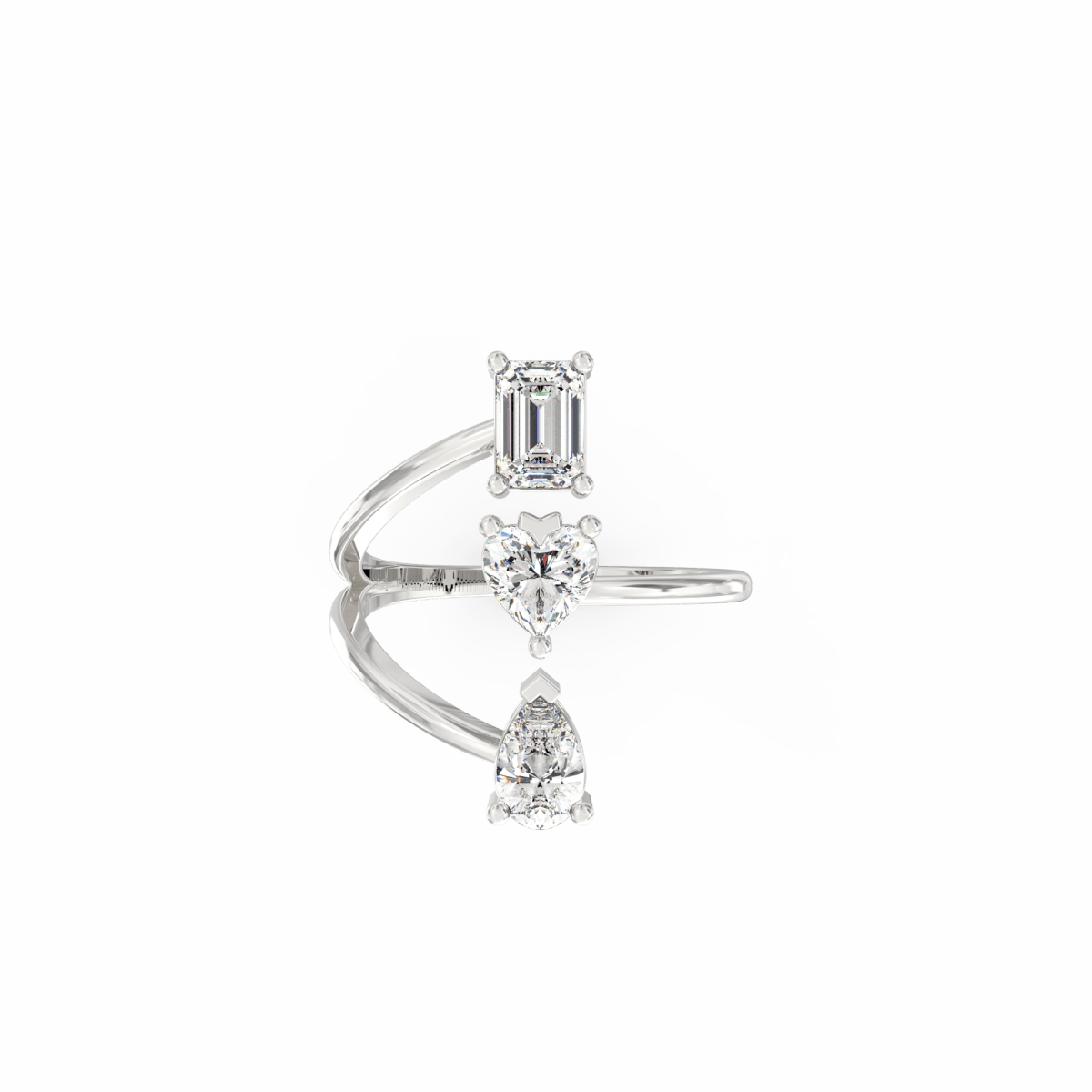 Shop Carat TW Lab-Grown Diamond Ring Symbol of Love Connection