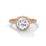 Ayanika 2 Carat Round Diamond Ring – A Graceful Sparkling Delight