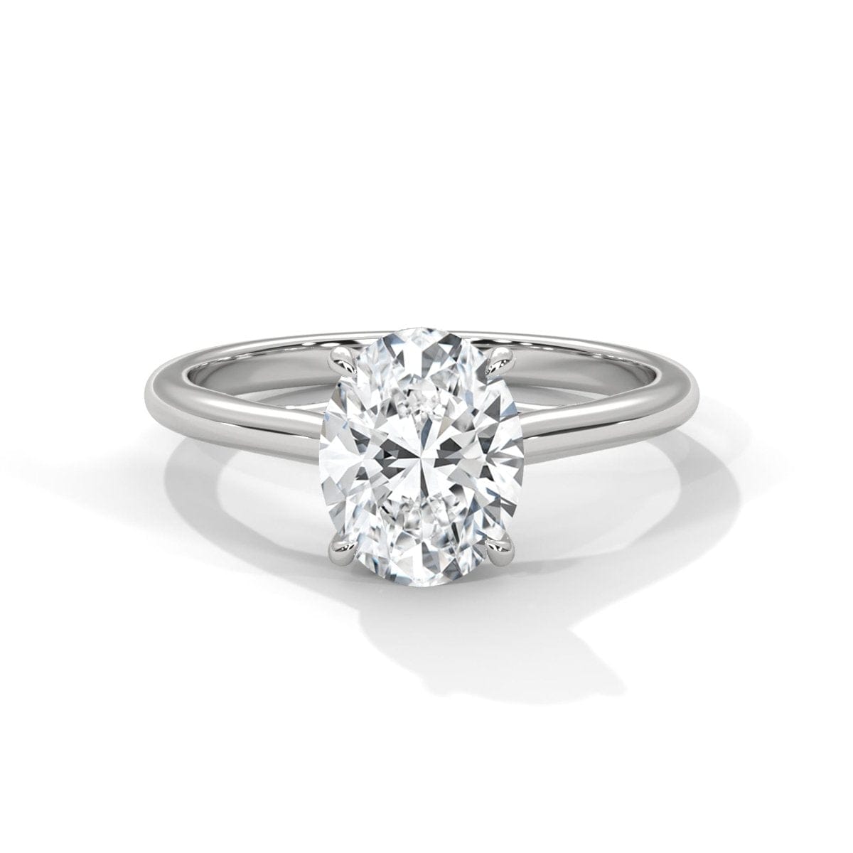 The Camilla Ring – 2.00 Carat Oval Solitaire Diamond Engagement Ring