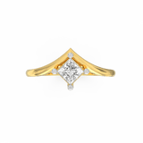 Radiant Commitment Solitaire Diamond Ring