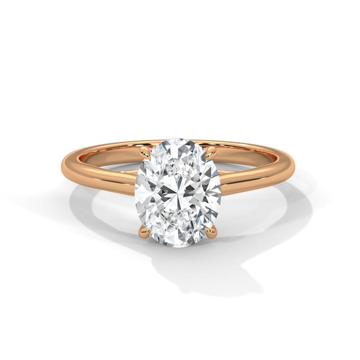 The Camilla Ring – 2.00 Carat Oval Solitaire Diamond Engagement Ring