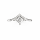 Radiant Commitment Solitaire Diamond Ring
