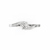 Dazzling Devotion Solitaire Diamond Engagement Ring