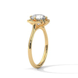 Ayanika Round Cut Diamond Ring: Signature Luxury Defined