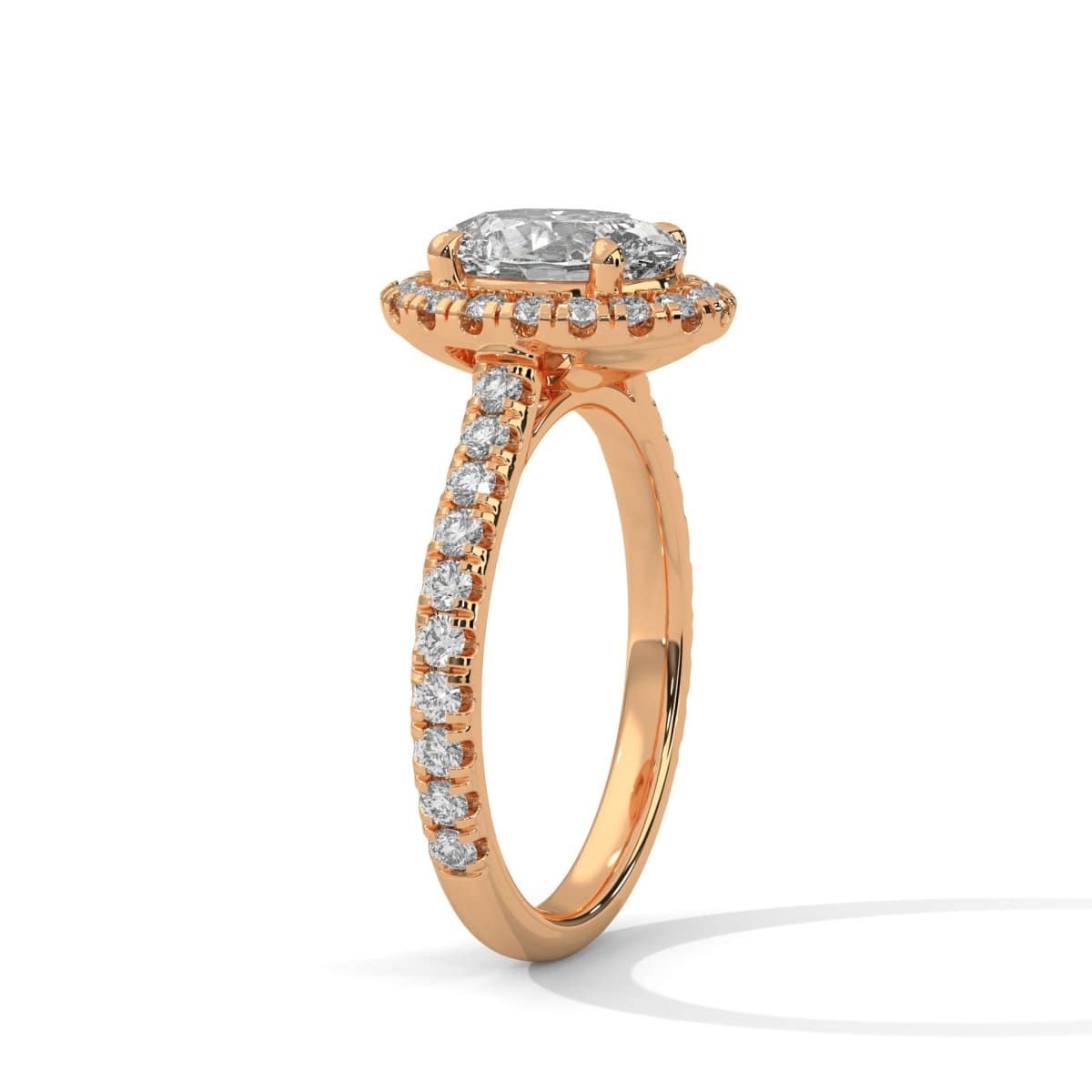 Ayanika 2-Carat Oval Cut Solitaire Ring: Stellar Elegance