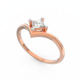 Radiant Commitment Solitaire Diamond Ring