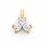 Heartfelt Trinity Diamond Pendant