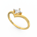 Radiant Commitment Solitaire Diamond Ring