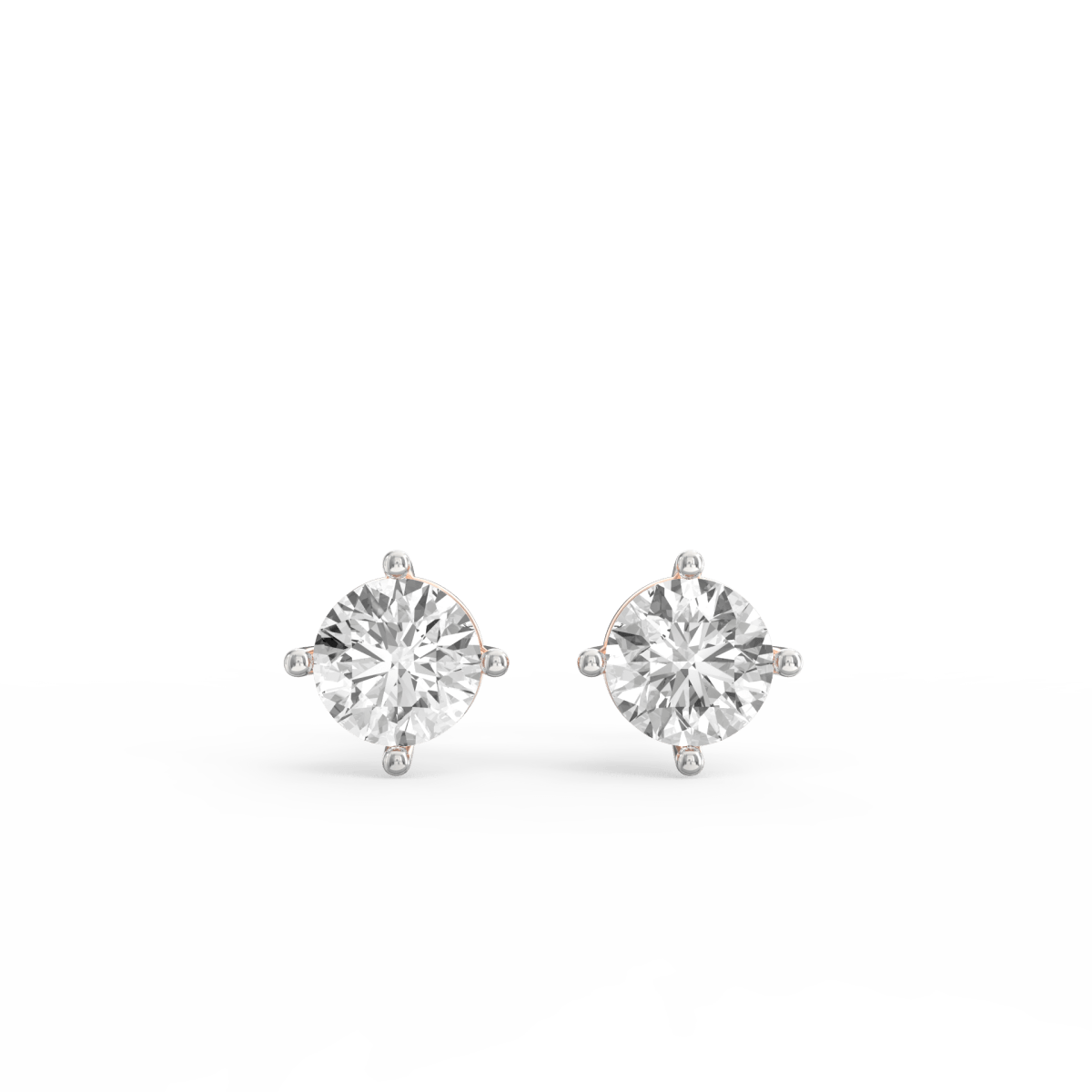 Eternal Brilliance: Solitaire Diamond Earrings