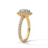 Ayanika 2-Carat Oval Cut Solitaire Ring: Stellar Elegance