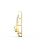 Lab Grown Diamond Pendant – Elara Round Solitaire 0.75 Ct in BIS Hallmarked Gold