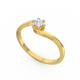 Dazzling Devotion Solitaire Diamond Engagement Ring