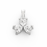 Heartfelt Trinity Diamond Pendant