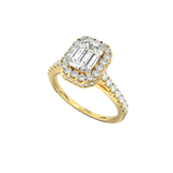 Emerald Majesty: Solitaire Ring