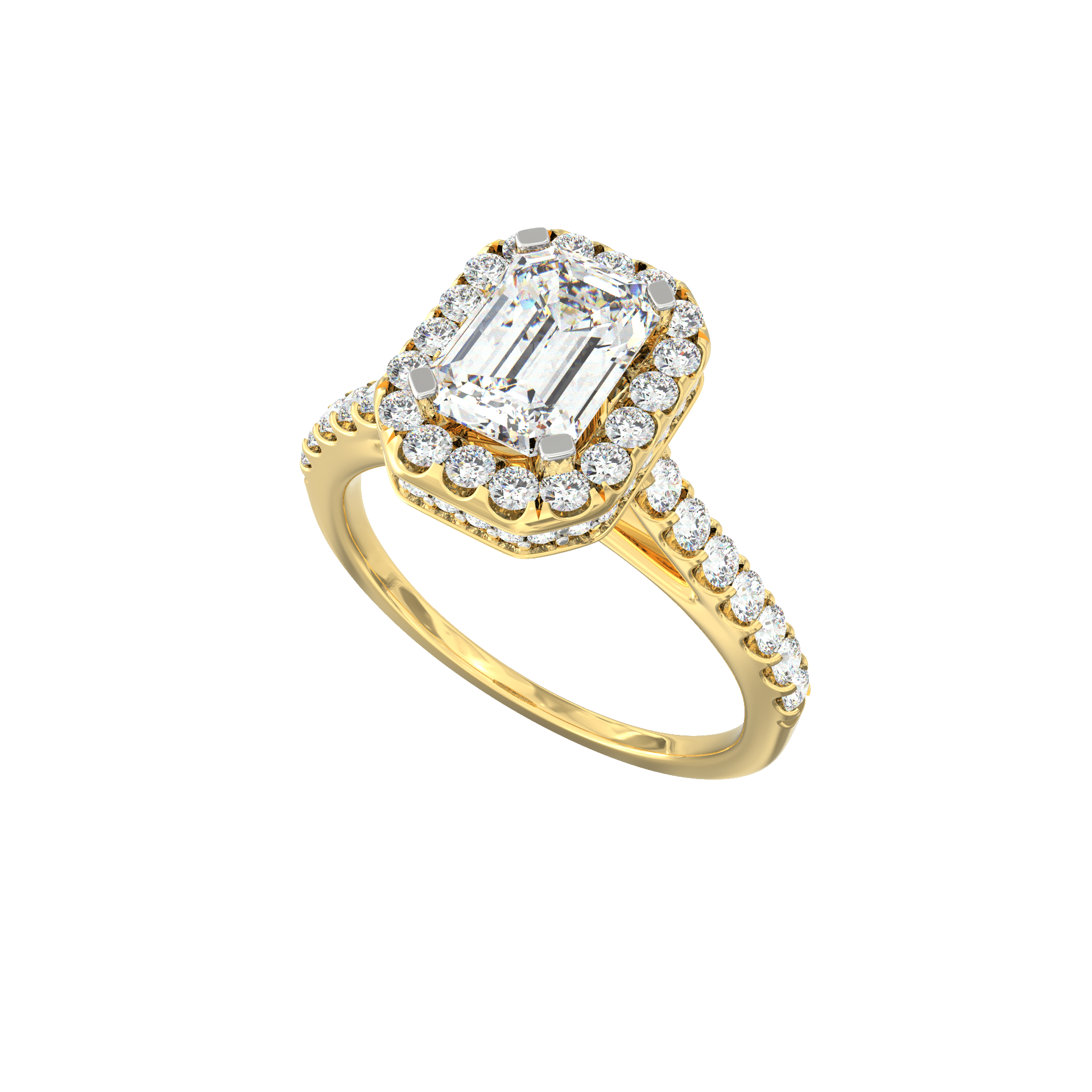Emerald Majesty: Solitaire Ring