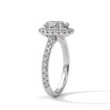Ayanika 2-Carat Oval Cut Solitaire Ring: Stellar Elegance