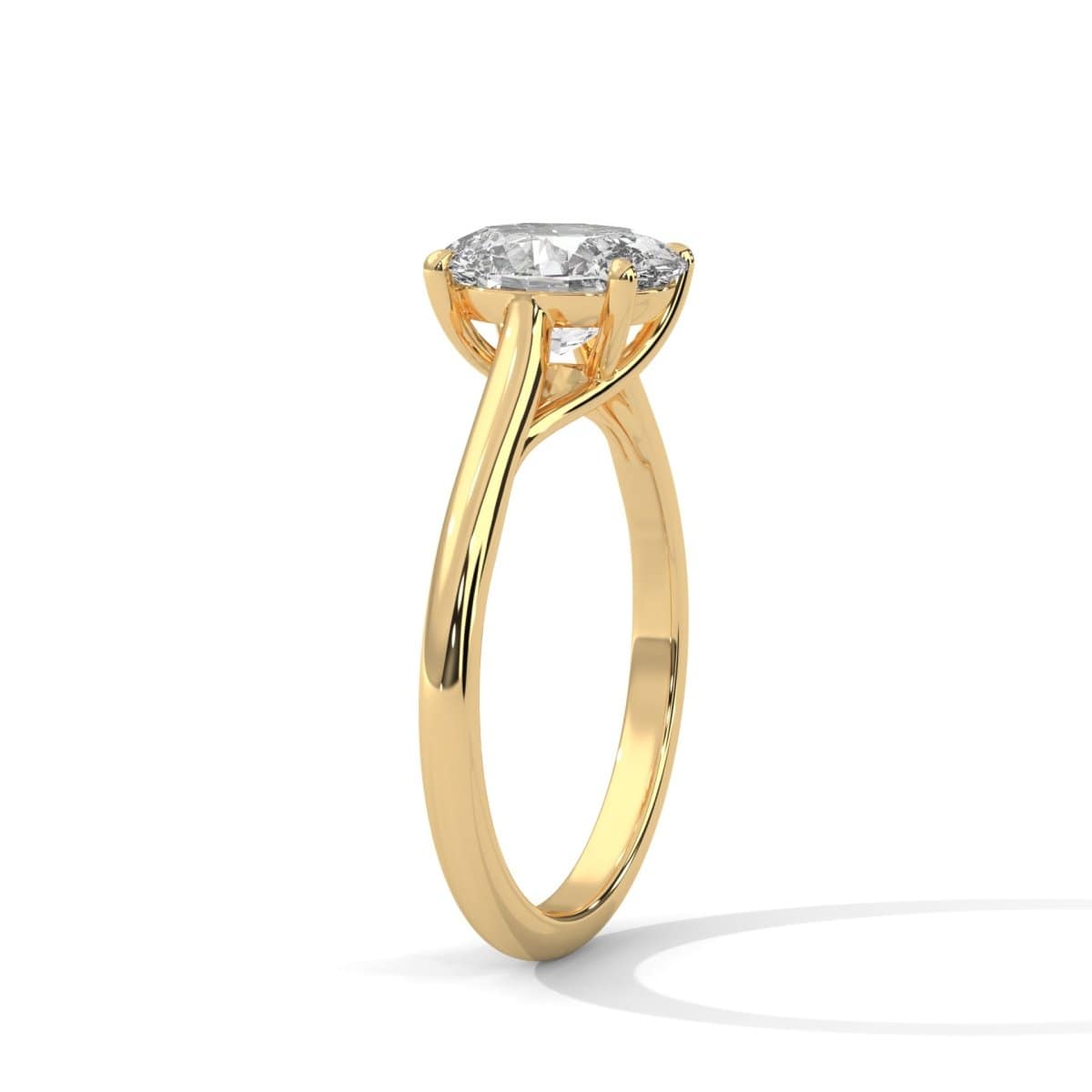 The Camilla Ring – 2.00 Carat Oval Solitaire Diamond Engagement Ring