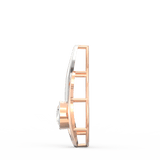 Lab Grown Diamond Pendant – Elara Round Solitaire 0.75 Ct in BIS Hallmarked Gold