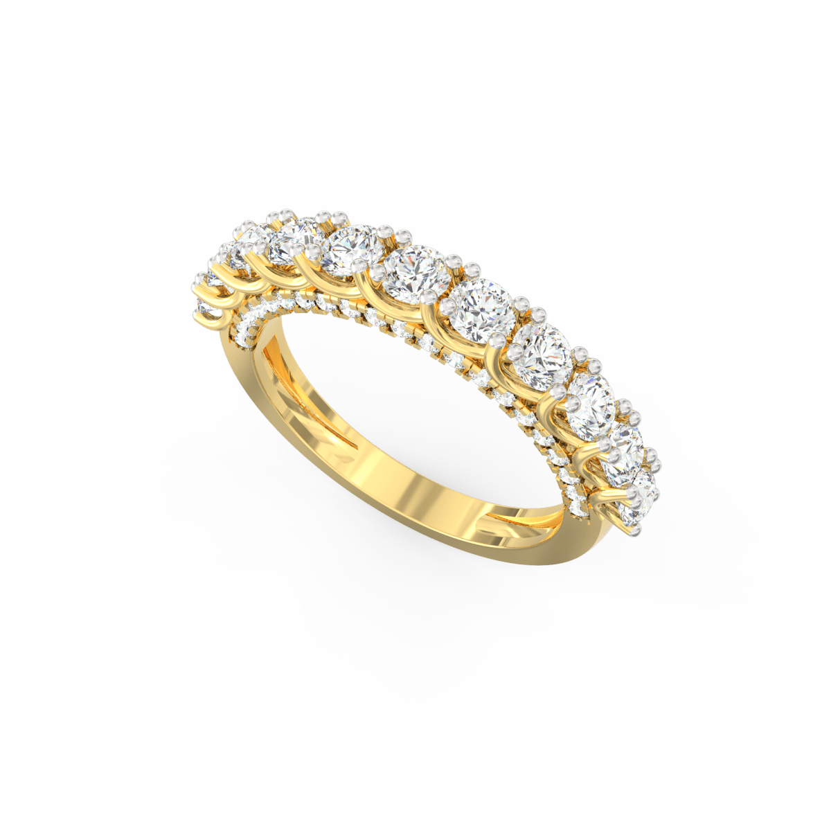 Clarisse Lab Grown Diamond Band Ring 1.4 Ct in BIS Gold