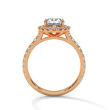 Ayanika 2-Carat Oval Cut Solitaire Ring: Stellar Elegance