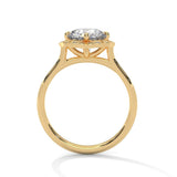 Ayanika Round Cut Diamond Ring: Signature Luxury Defined